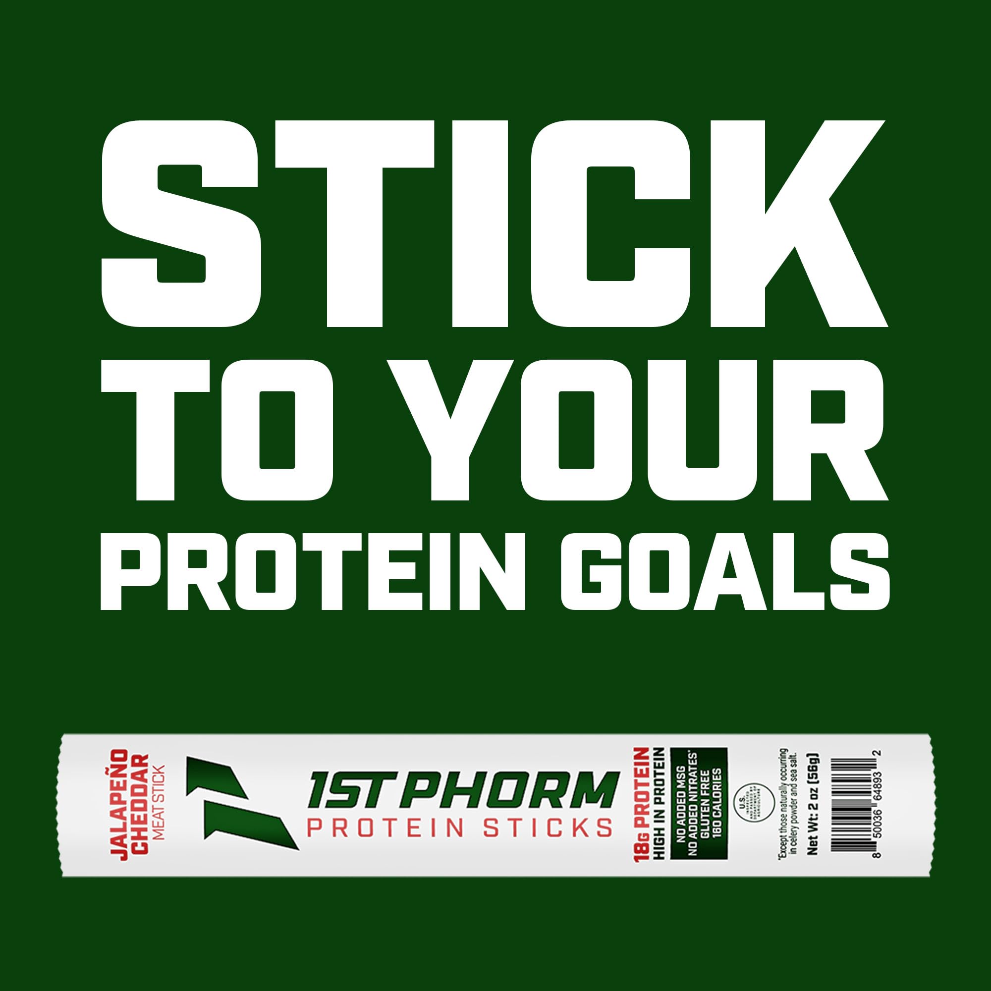 1st Phorm stick on desk next to water bottle showing practical snack solution benefit