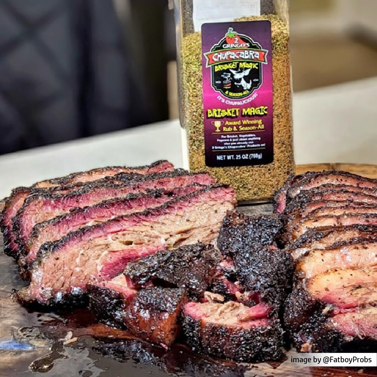 2 Gringos Chupacabra cookout lifestyle setting showing brisket prep and communal grilling