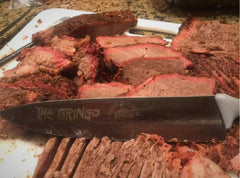 2 Gringos Chupacabra seasoning on brisket bark enhancing caramelized crust and flavor