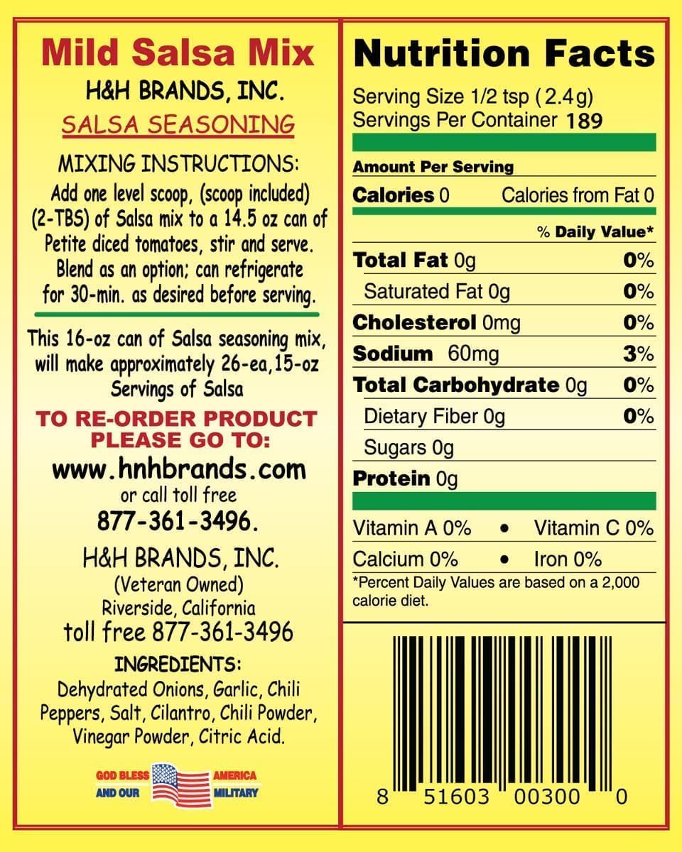 30 SECOND SALSA label close-up listing all-natural ingredients and clarity
