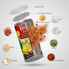 30 SECOND SALSA close-up of powder texture highlighting natural ingredients