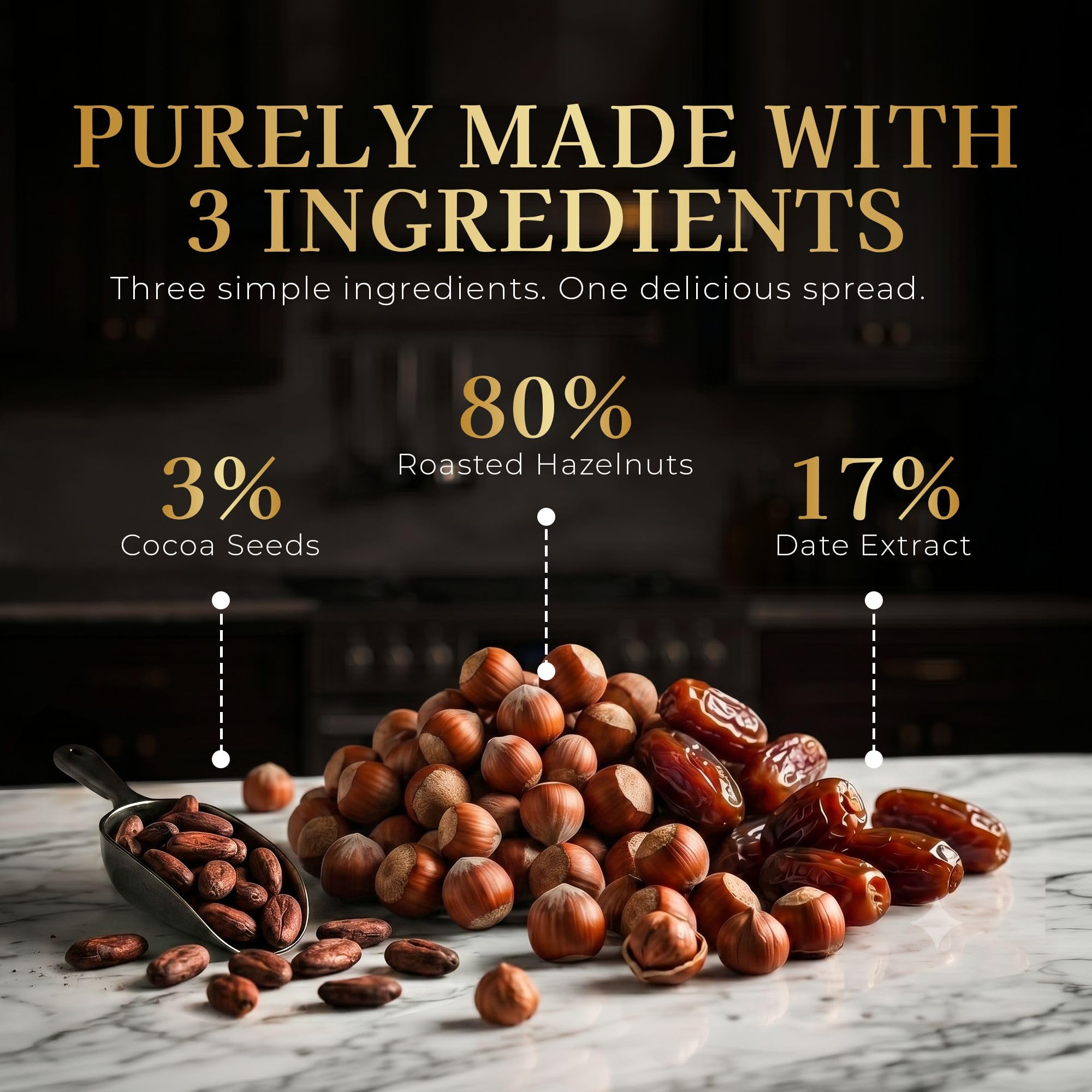 314 hazelnut bliss close-up of dense silky texture, demonstrates smooth spreadability