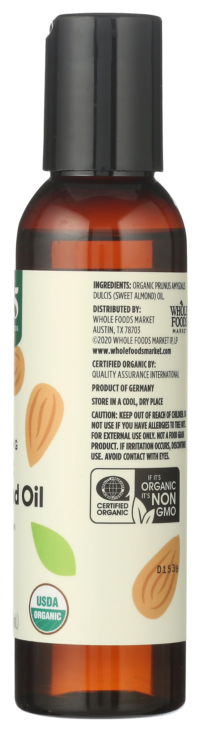 365 by Whole Foods Market applied to hair ends demonstrating conditioning and frizz control