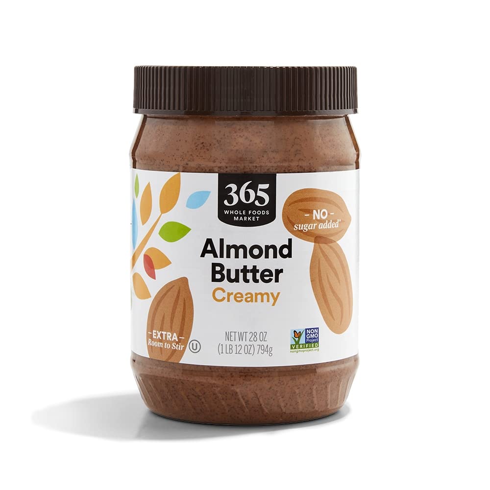365 by Whole Foods Market front jar showing label and 28 ounce size, clear benefit of value