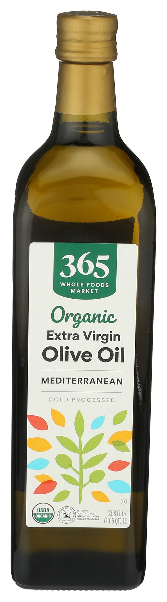 365 by Whole Foods Market bottle front view showing organic label and value