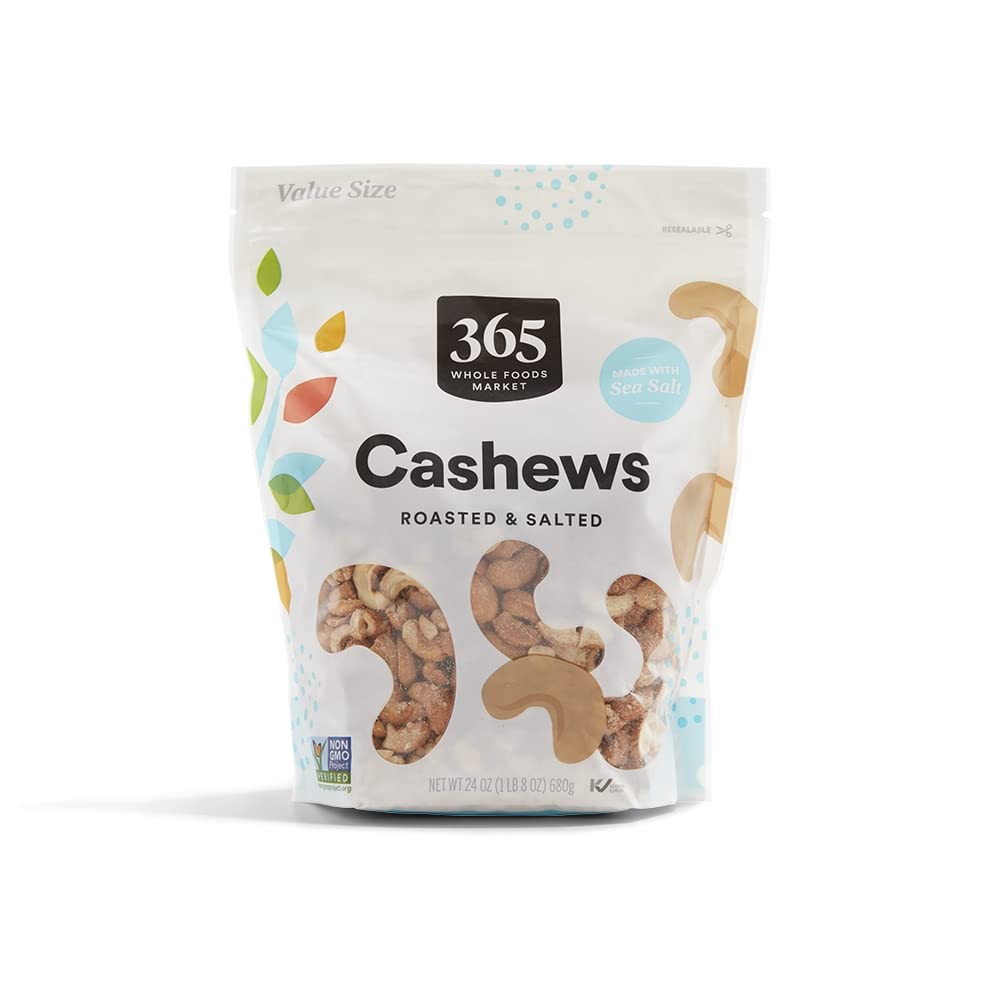 365 by Whole Foods Market front packaging showing resealable 24 ounce bag and label benefits