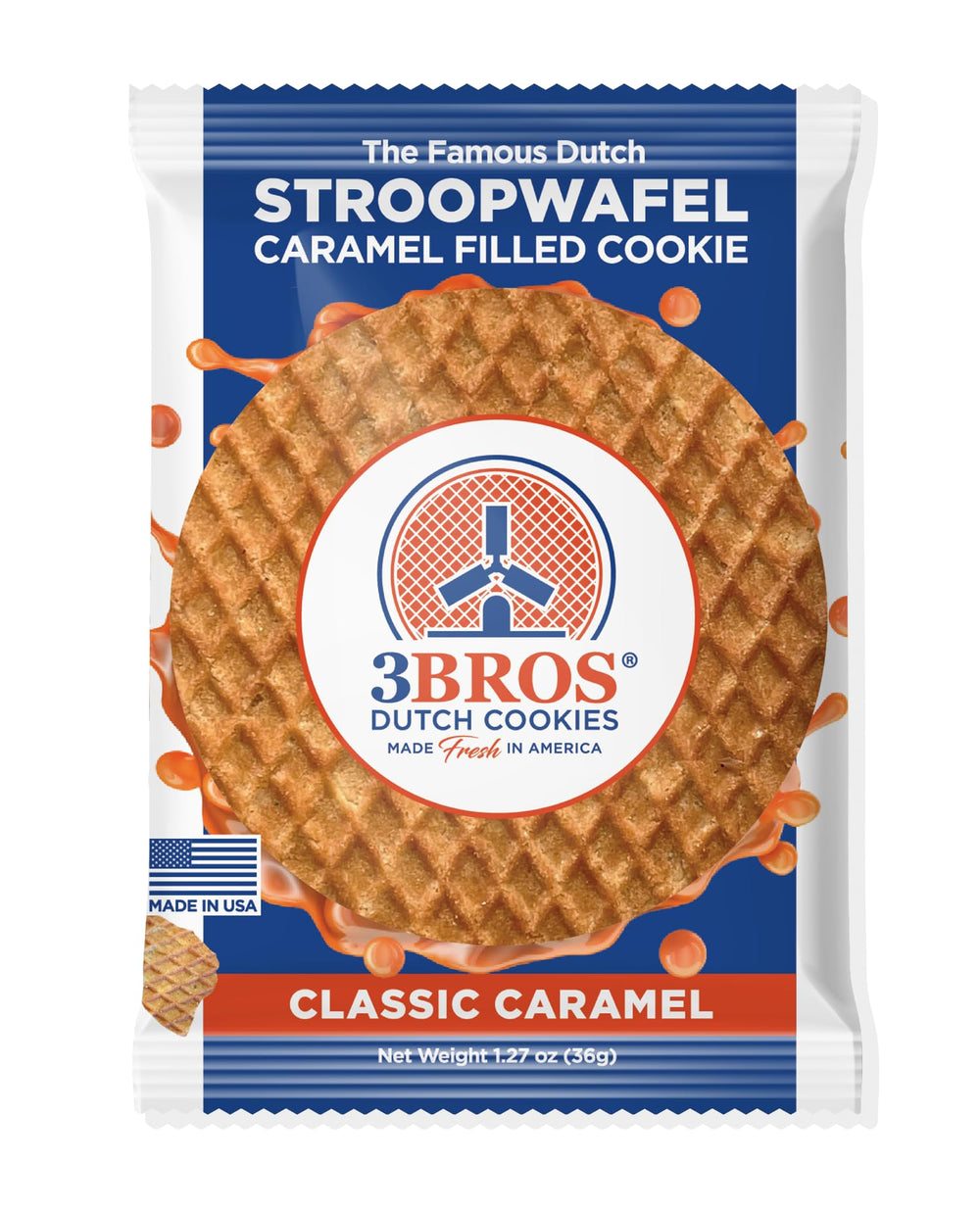 3Bros waffle close-up focusing on toasted waffle pattern and artisanal texture benefit