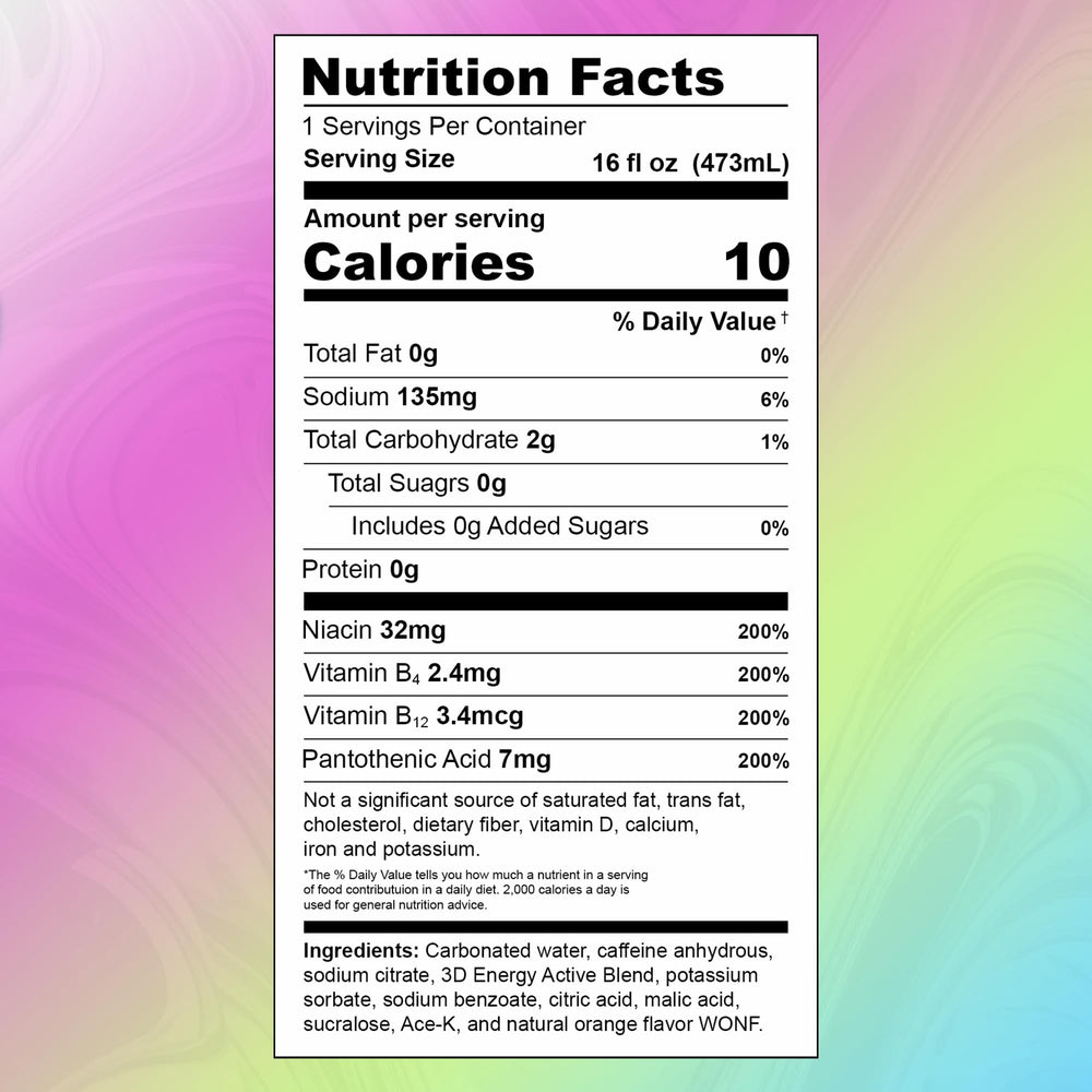 3D flavor array lifestyle with all six cans displayed for choice and variety
