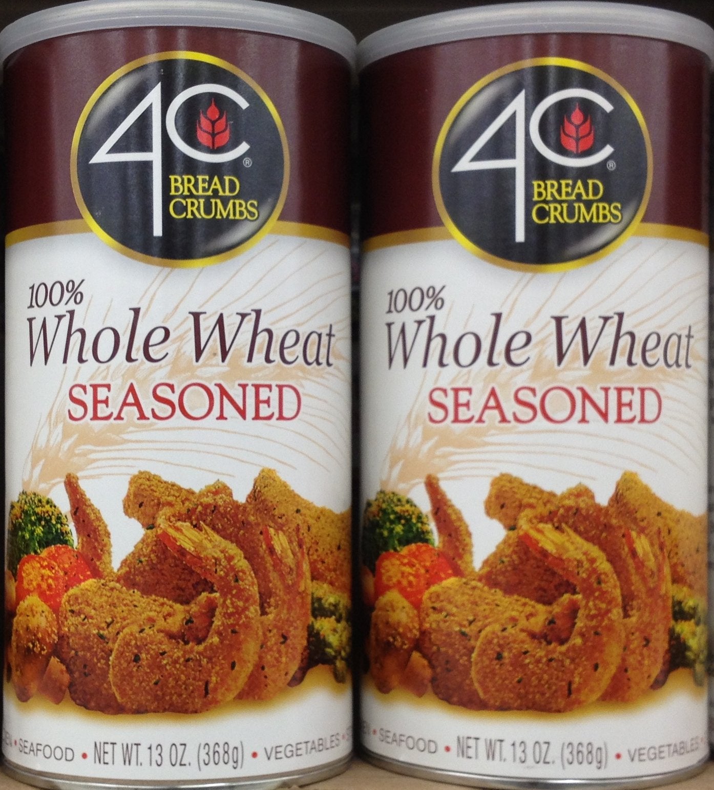 4C front package shot showing whole wheat breadcrumbs and Pecorino flavor for crisp coatings