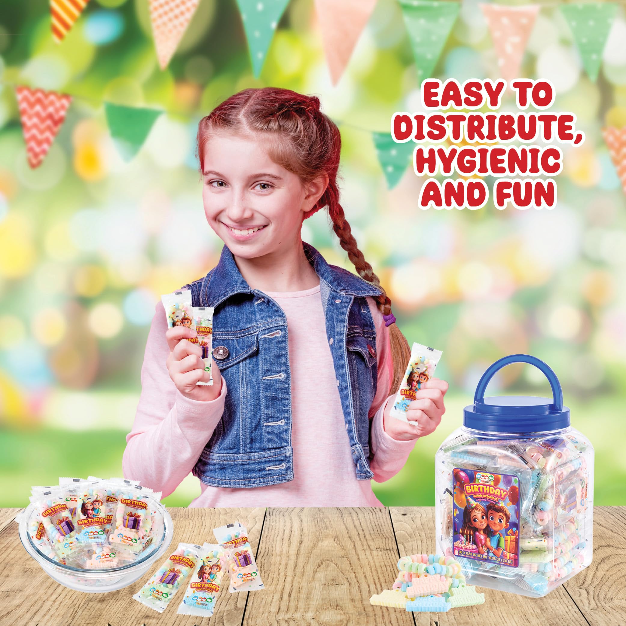 4YoreElves bracelet worn on a child wrist demonstrating comfortable fit and instant fun