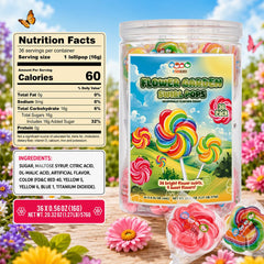 4YoreElves lollipop in hand showing size and easy portioning benefit