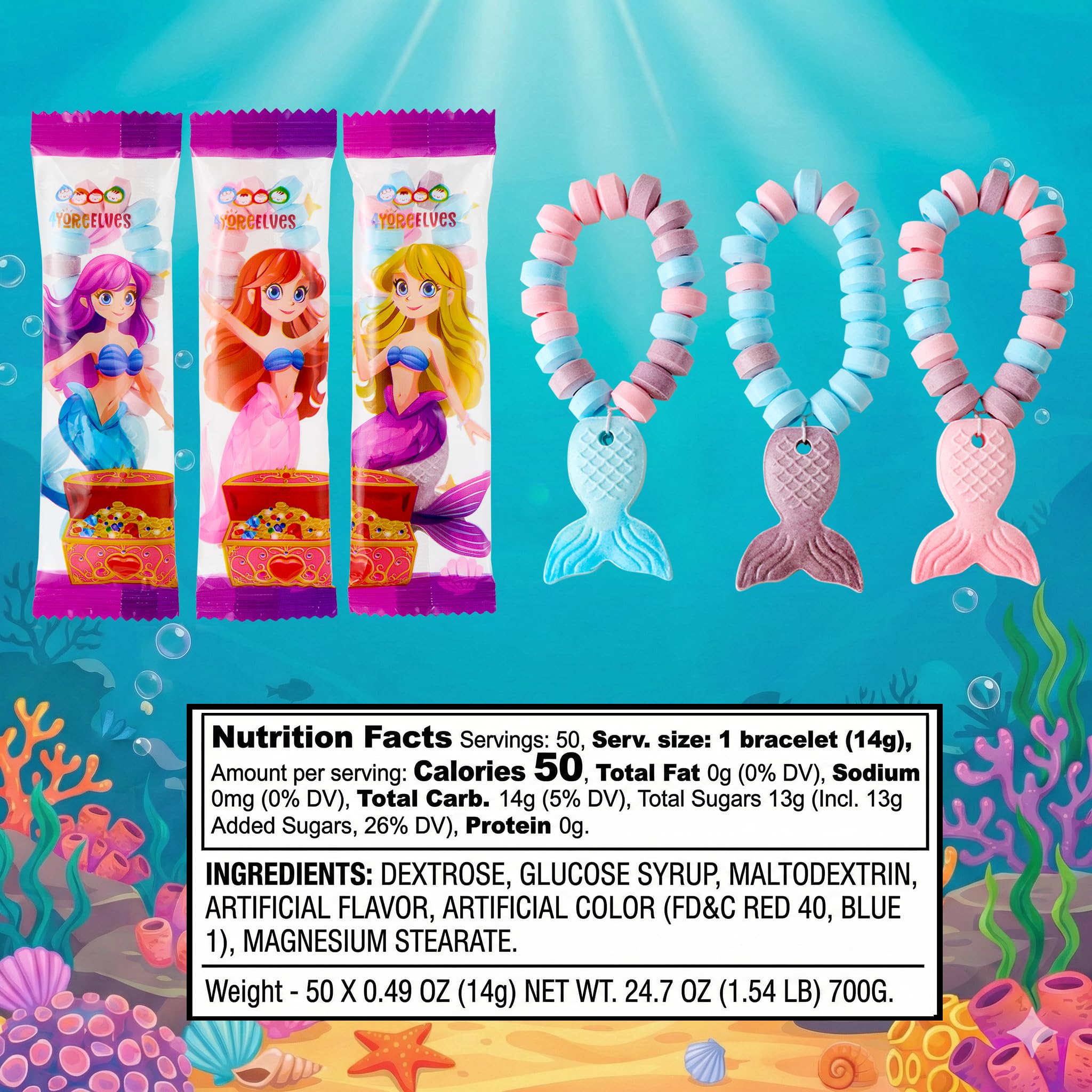 4YoreElves close-up of pastel candy beads showing soft texture and colors