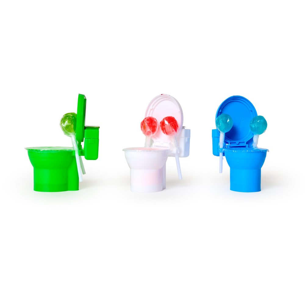 4YoreElves toilet candies on a kids party table creating humorous fun