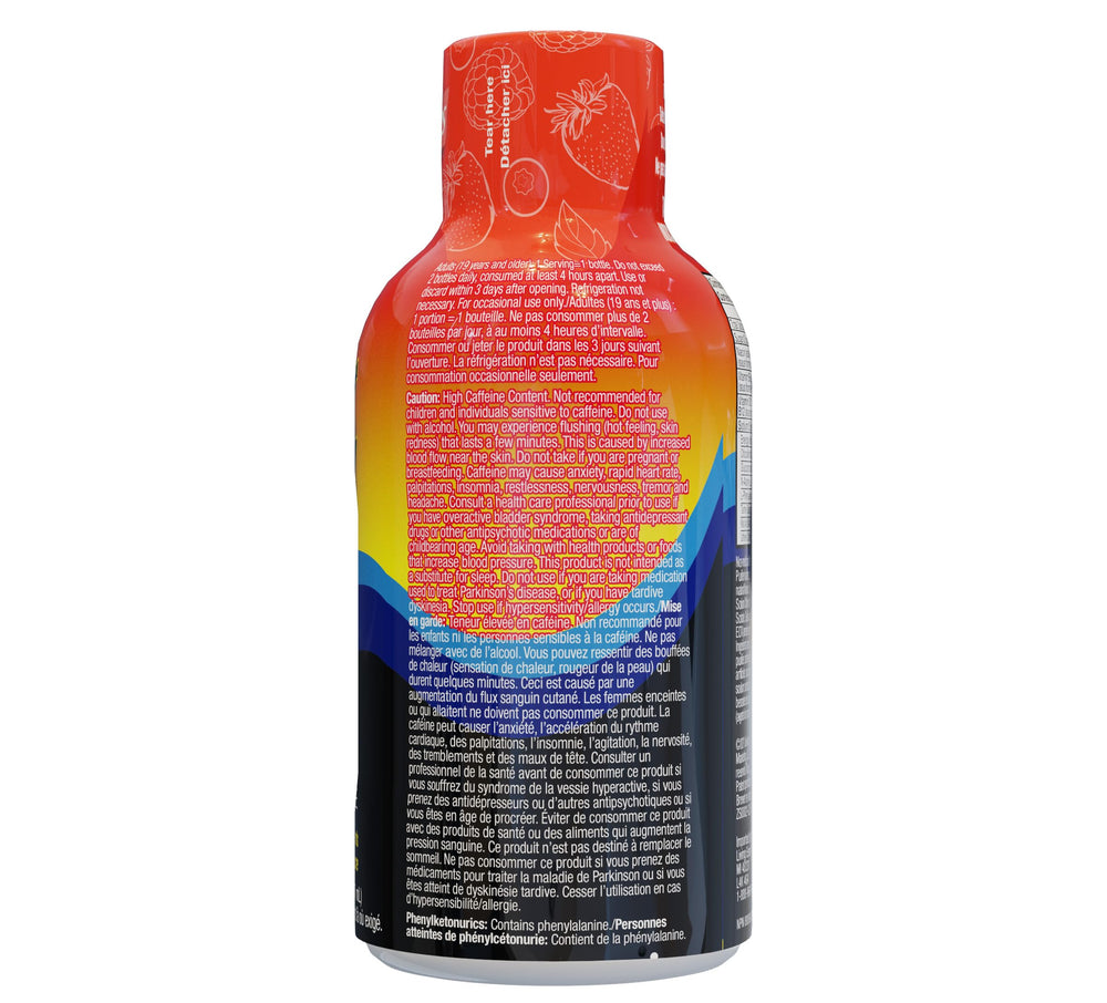 5-hour ENERGY on a commuter seat illustrating grab-and-go benefit