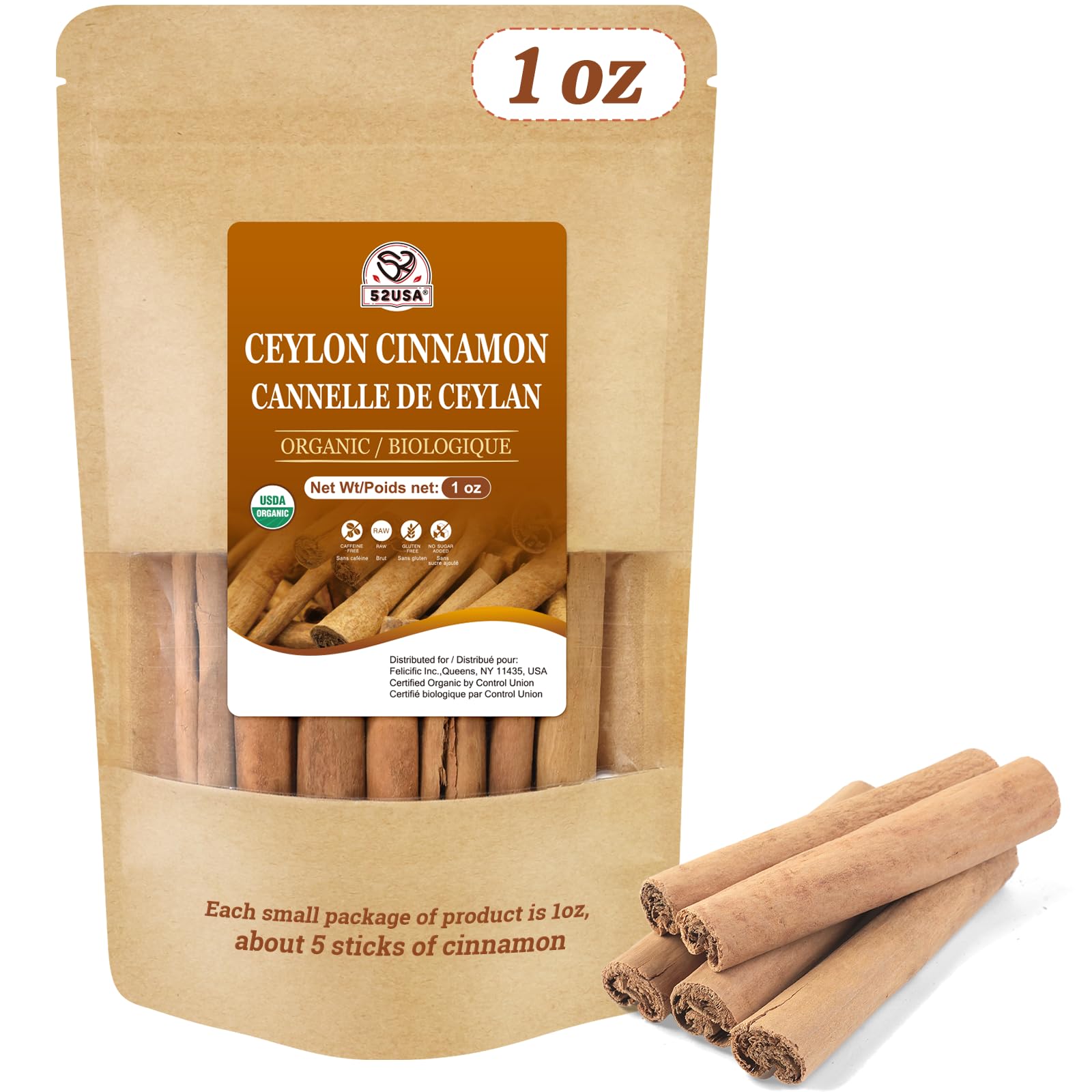 52USA cinnamon sticks next to ruler for scale, clarifies stick size