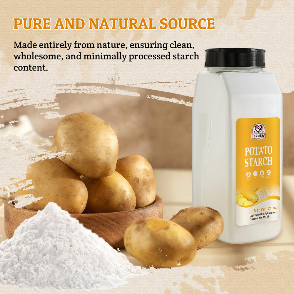 52USA scoop of fine starch texture for easy mixing benefit
