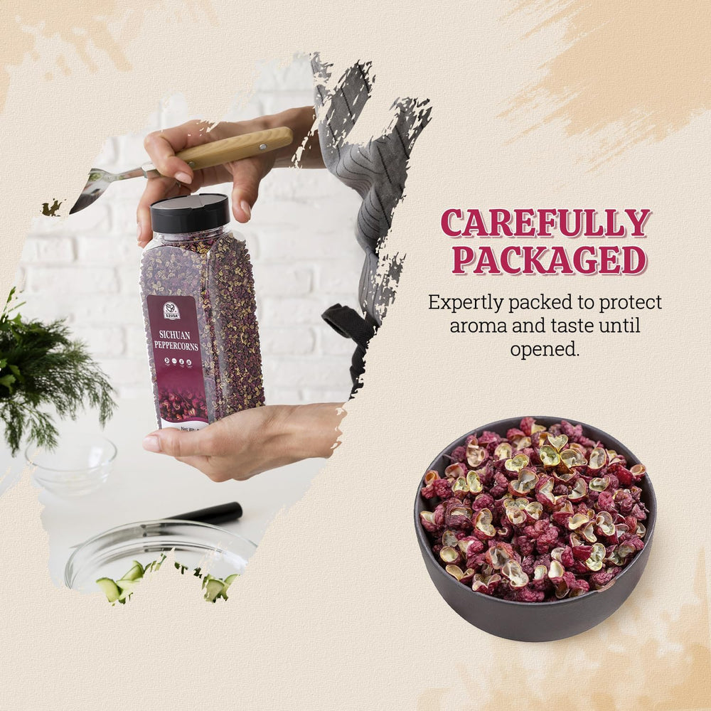 52USA peppercorns toasting in a pan, releases essential oils and fragrance