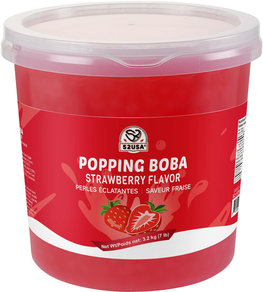 52USA spoon scooping pearls from tub, convenient ready-to-use serving