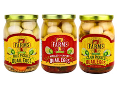 7 Farms front packaging showing three jars and variety pack benefit