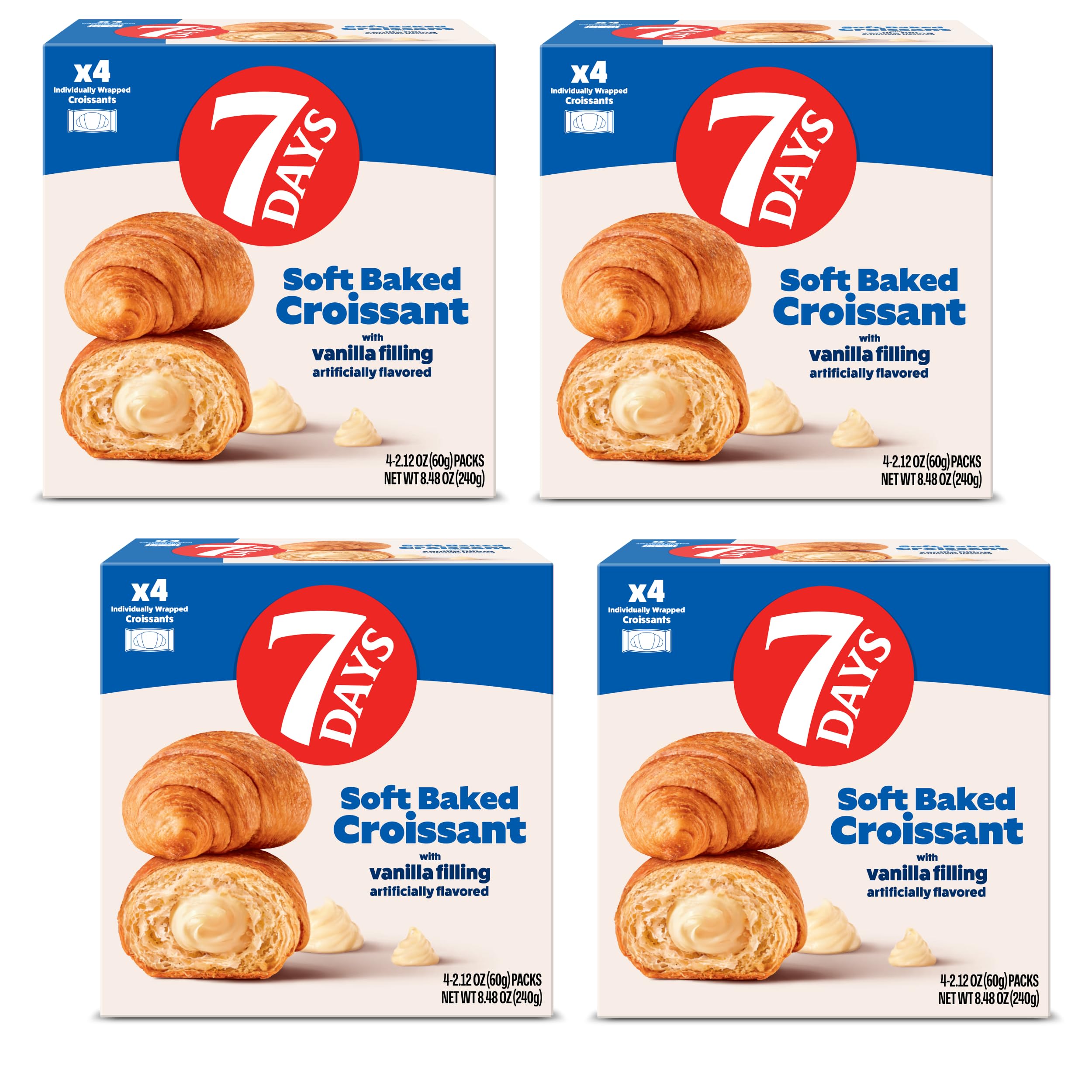7Days front packaging showing four-box multipack and product branding for easy identification