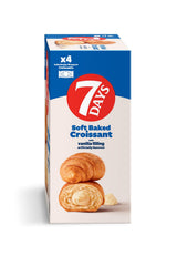 7Days croissant served next to coffee illustrating quick breakfast pairing benefit