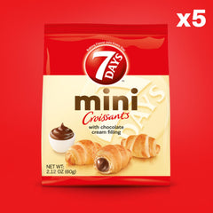 7Days close-up flaky pastry layers highlighting fresh bakery texture