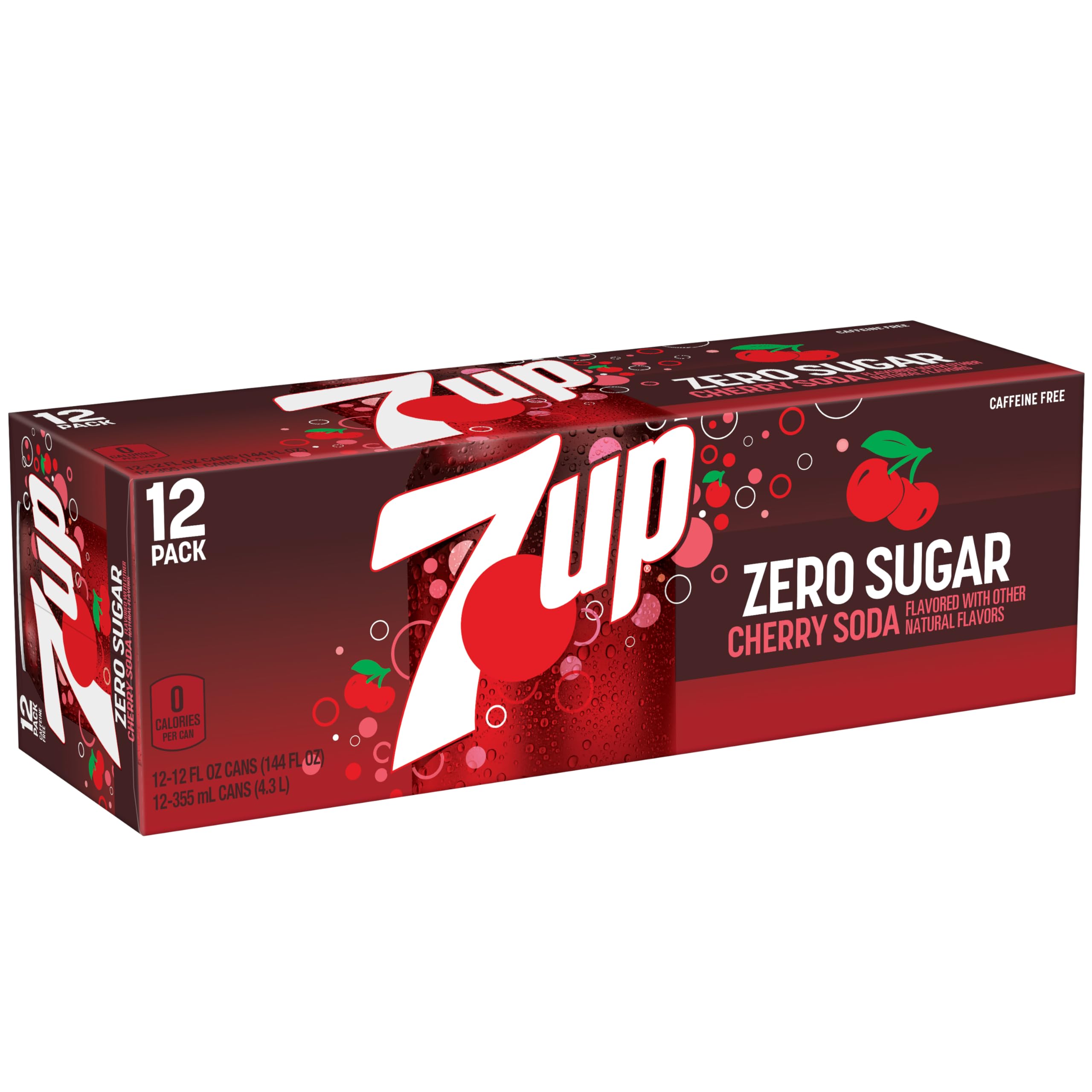 Pouring 7UP Cherry Zero into glass with ice for instant refreshment