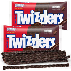 9 SHANI'S ROOTS SHOOTS front packaging of Twists showing chocolate flavor and easy sharing