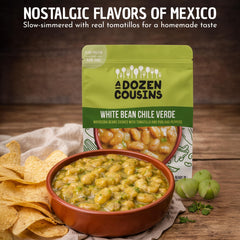 Close-up of creamy white bean texture from A Dozen Cousins for hearty meals
