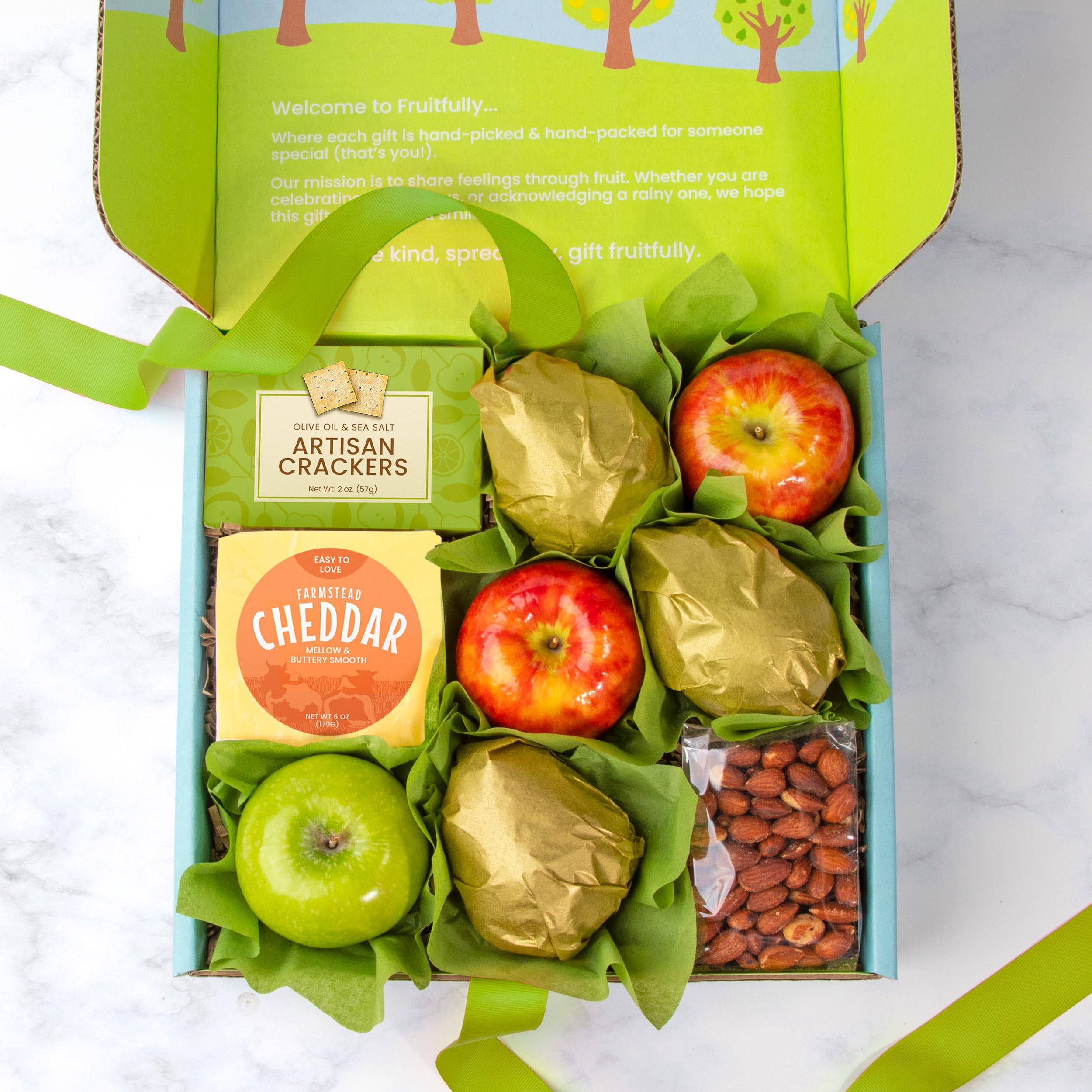 A Gift Inside cheese and Partners crackers detail showing pairing convenience