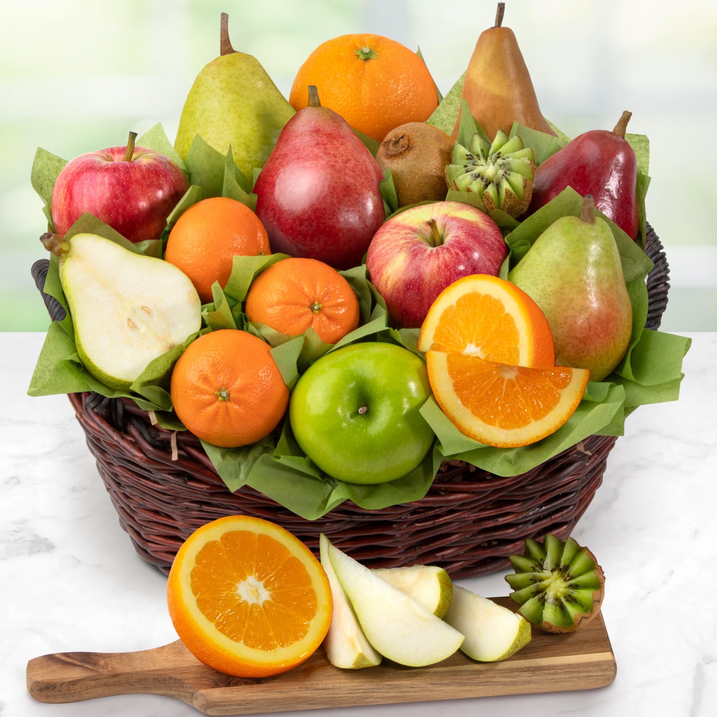 A Gift Inside close-up of pears and apples highlighting freshness and juicy texture