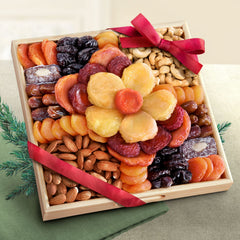 A Gift Inside detail of dried apricots, dates and plums showing natural sweetness benefit