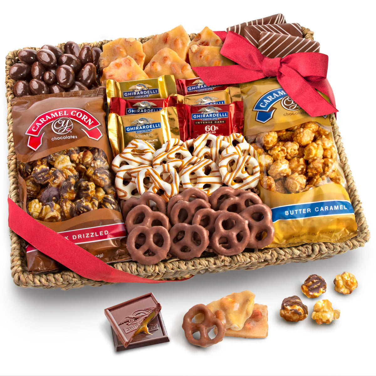 A Gift Inside front packaging showing arranged chocolate assortment and gift-ready presentation