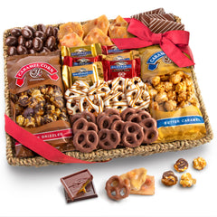A Gift Inside front packaging showing arranged chocolate assortment and gift-ready presentation