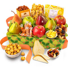 A Gift Inside front packaging showing fresh fruit gift box, ready to gift