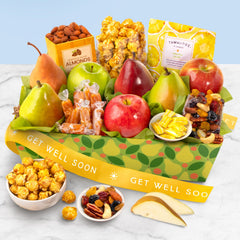 A Gift Inside close-up of apples and pears highlighting freshness and crisp texture