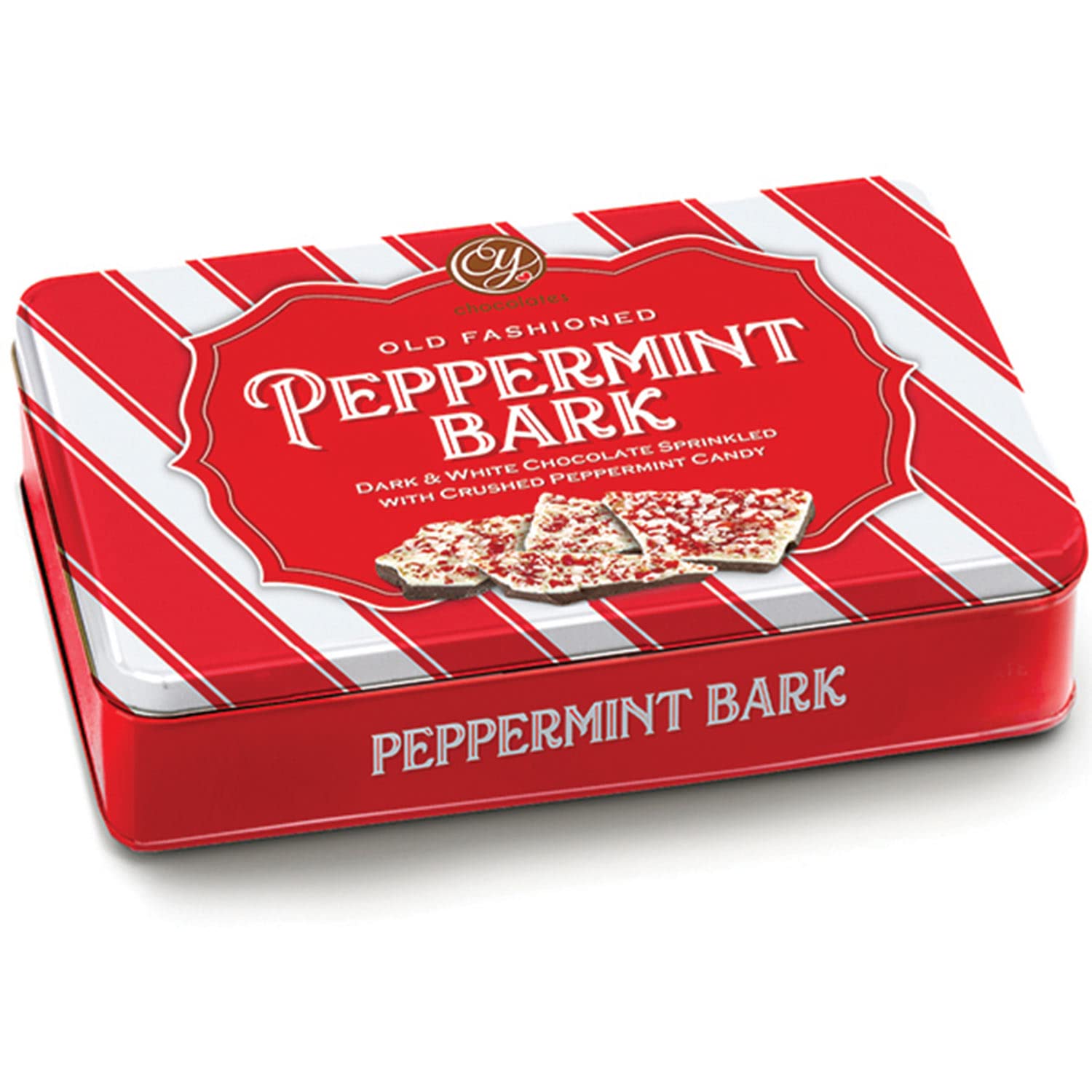A Gift Inside tin next to common objects showing one-pound size and gifting value