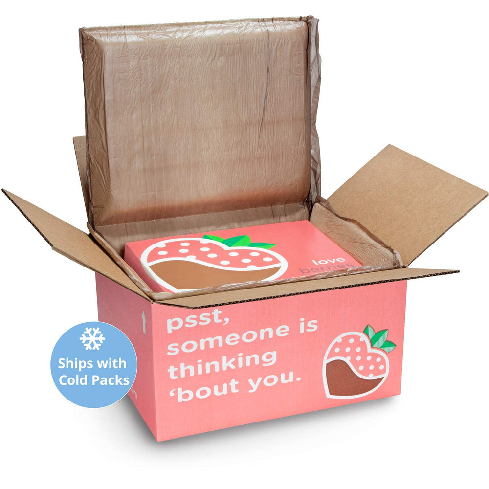 A Gift Inside plated strawberries served for dessert emphasizing shareable presentation