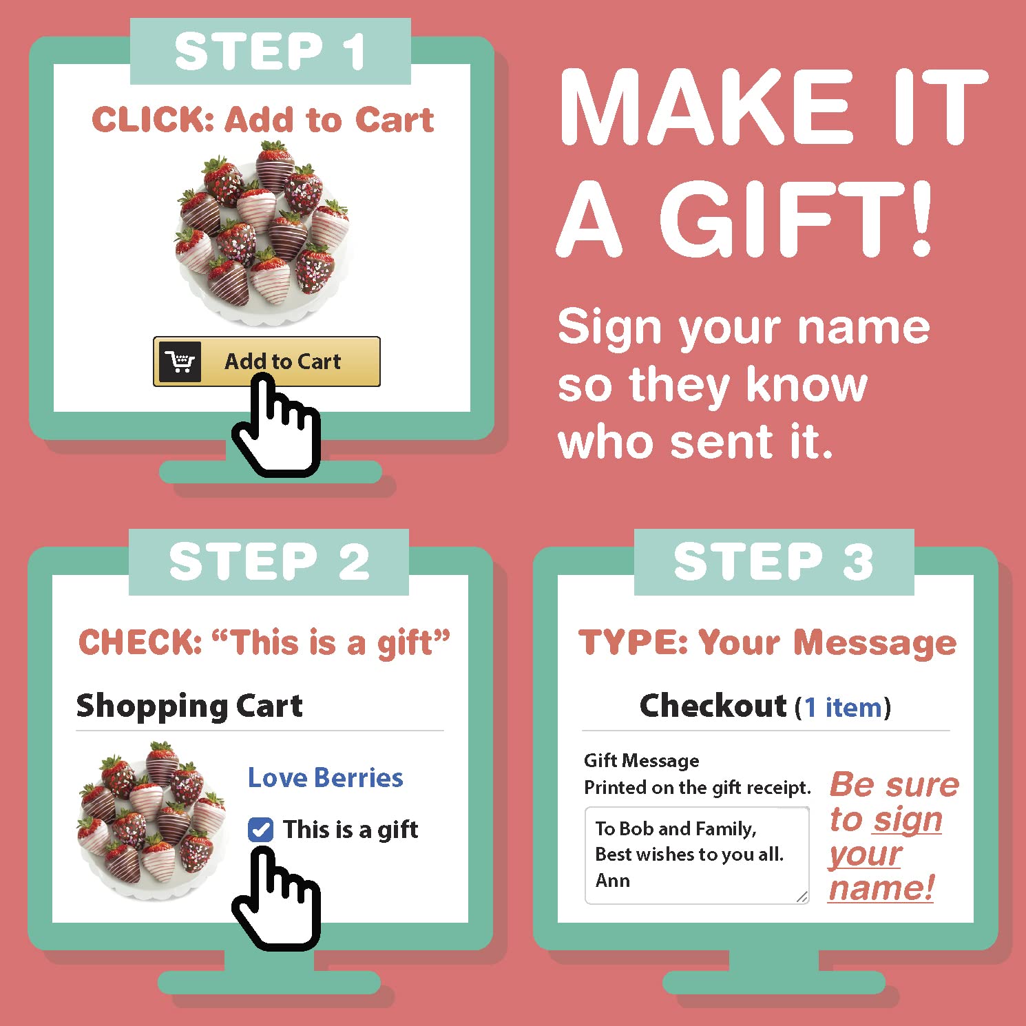 A Gift Inside next to a coffee mug to show scale and portion-friendly servings