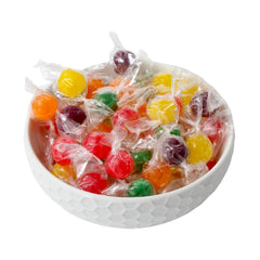 A Great Surprise bowl display with mixed colors ideal for candy dishes and event decor