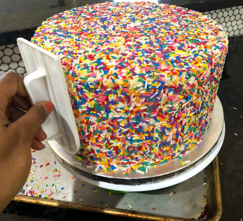 A Great Surprise bulk bag opened with visible multicolored sprinkle mix