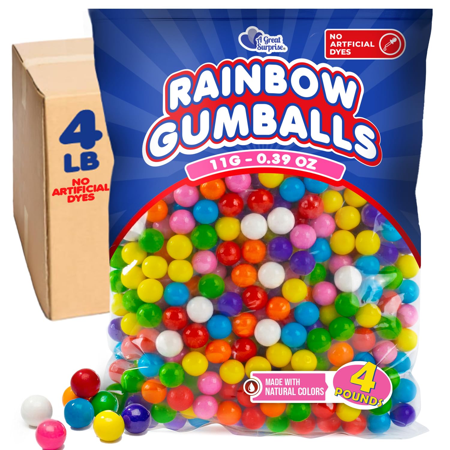 A Great Surprise front packaging showing bag and product benefits