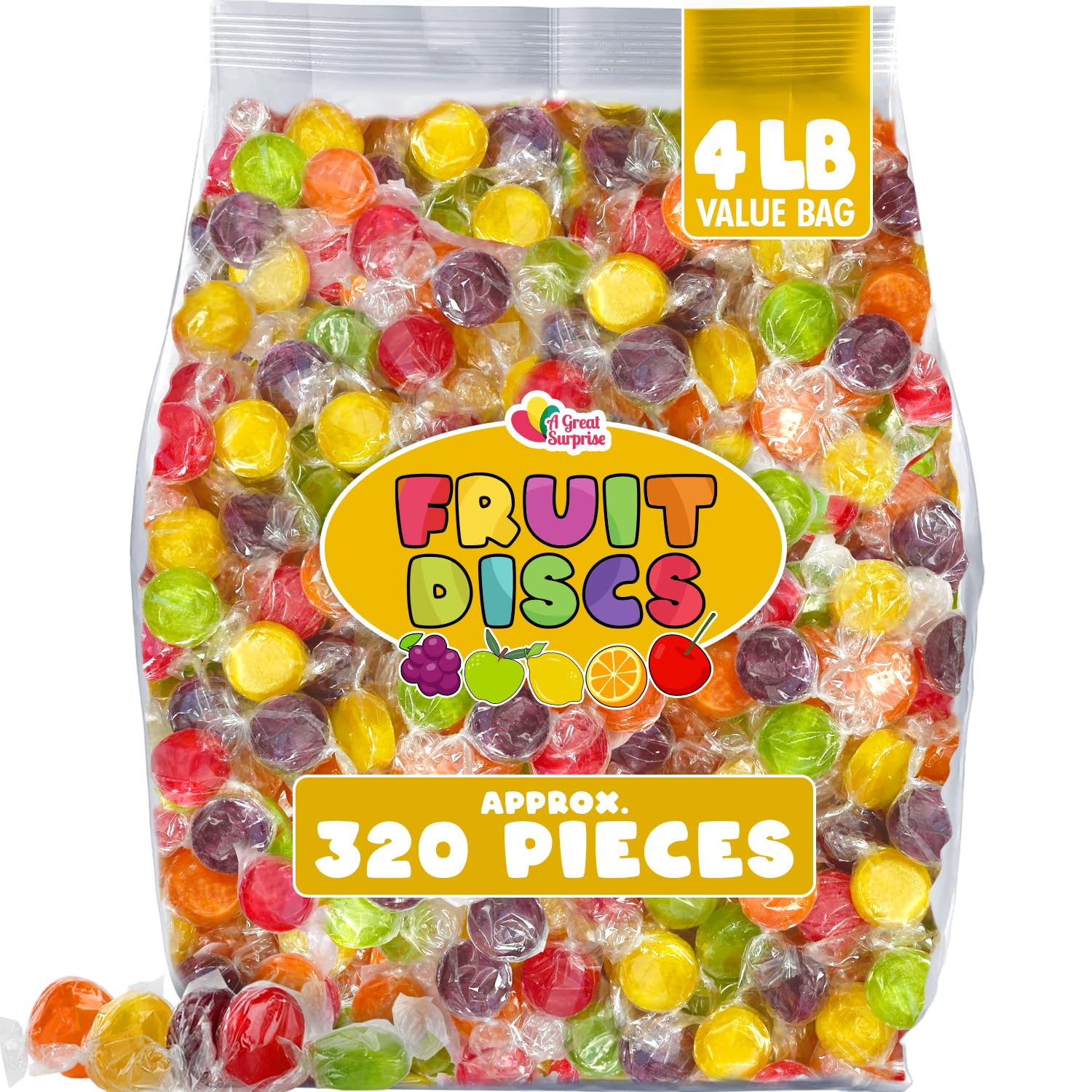 A Great Surprise front packaging showing 4 lb bag and brand clarity