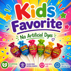 A Great Surprise cross-section revealing gum core and outer candy for two-stage enjoyment