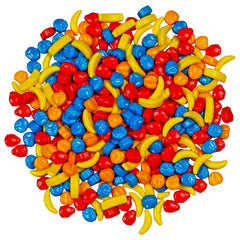 A Great Surprise candies being poured into a gumball machine illustrating quick vending refills