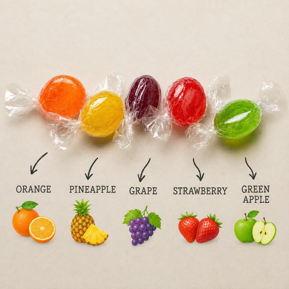 A Great Surprise individually wrapped piece demonstrating hygiene and convenience