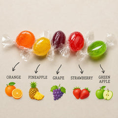 A Great Surprise individually wrapped piece demonstrating hygiene and convenience