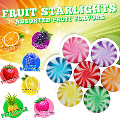 stack of A Great Surprise individually wrapped pinwheel candies showing hygienic single-serve convenience