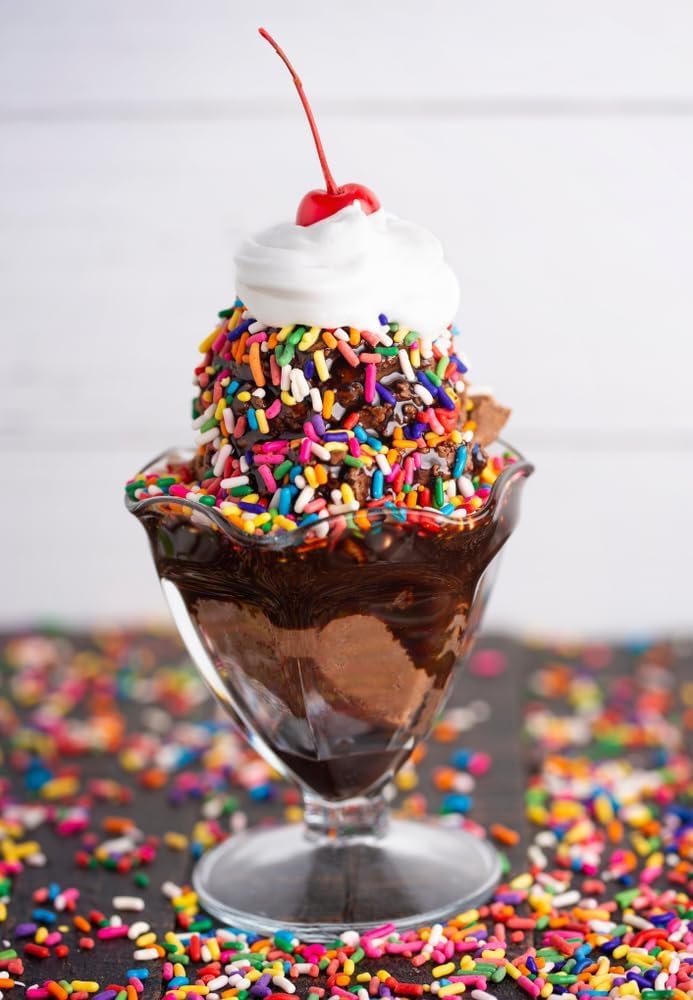 A Great Surprise mixed into cake batter creating confetti-like speckles and fun inside cakes