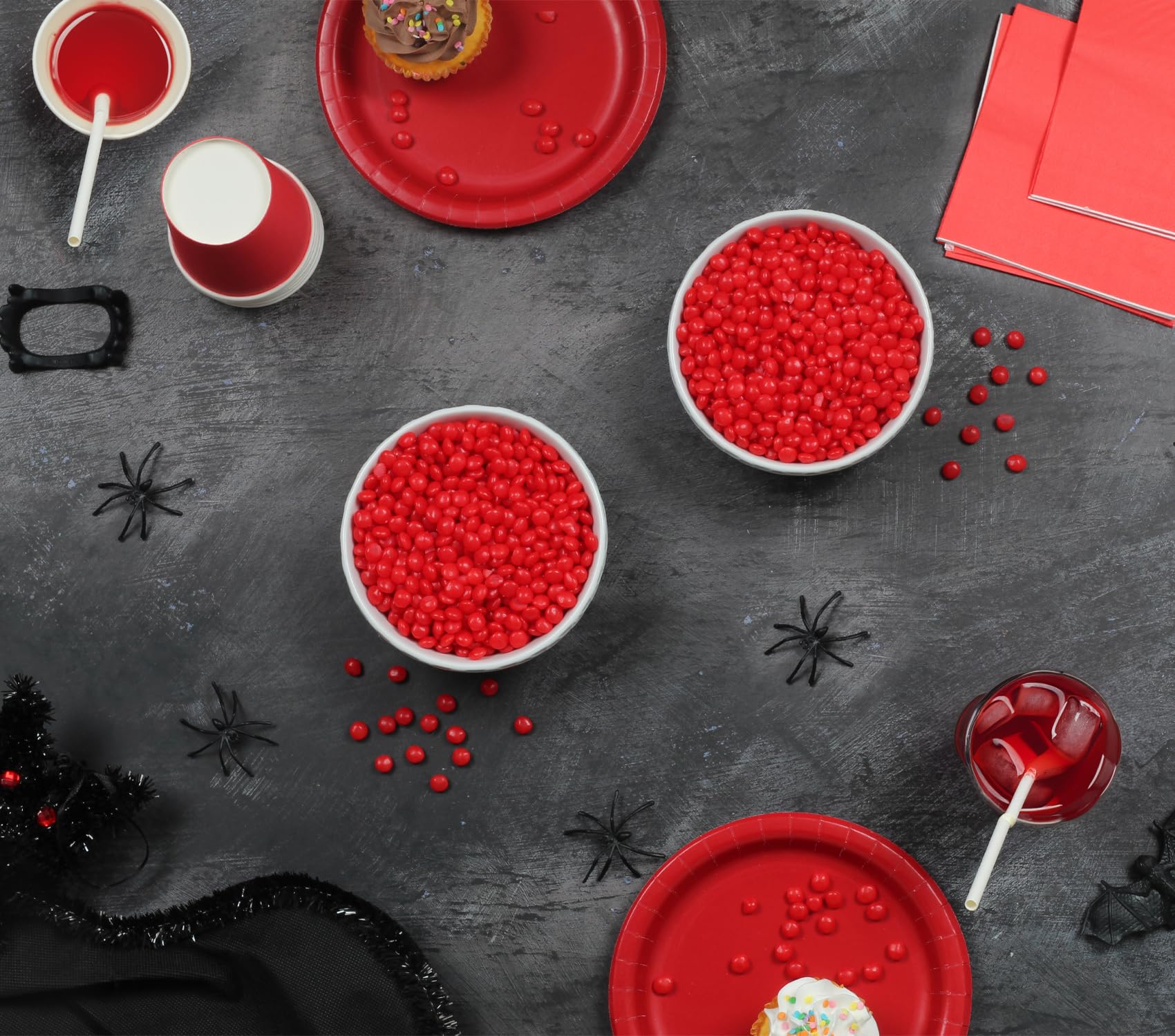 A Great Surprise candies beside a ruler demonstrating compact size and portioning